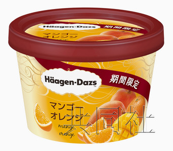 哈根达斯推出夏季新品芒果橙子迷你杯_日本